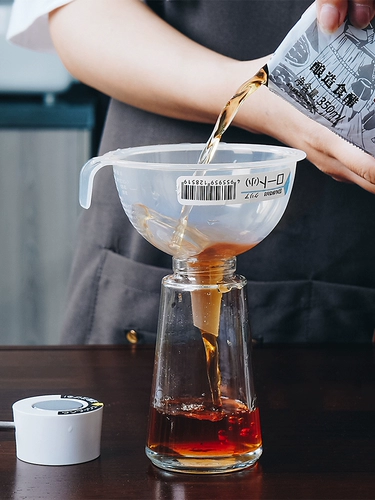 Nakaya Япония импортированная пластиковая воронка кухня масло ковша ковш