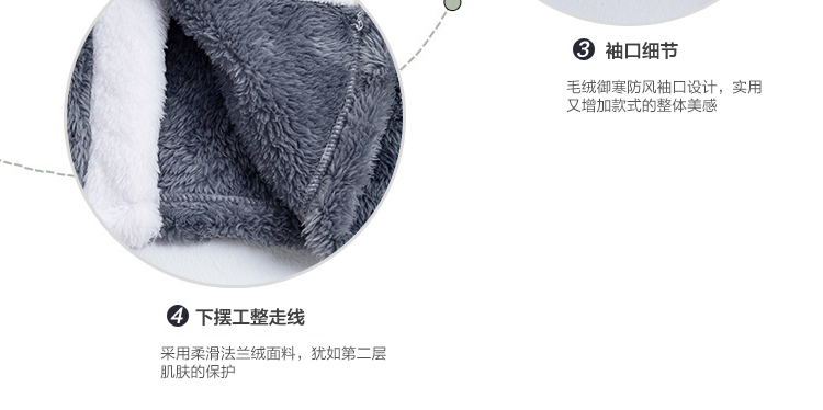 Mùa thu và mùa đông dày flannel vài chiếc áo ngủ nam dài kích thước lớn áo choàng tắm san hô lông cừu nữ dễ thương phim hoạt hình đồ ngủ trẻ em