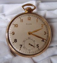 Second hand antique k gold Alnephele pocket watch