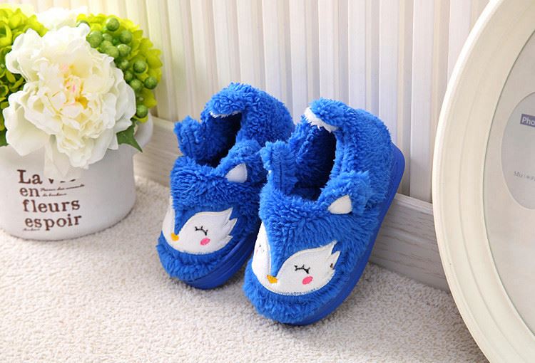 Chaussons enfants en suède pour hiver - semelle caoutchouc - Ref 1008609 Image 39