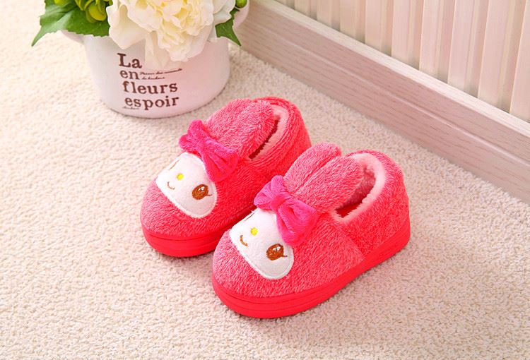 Chaussons enfants en suède pour hiver - semelle caoutchouc - Ref 1008609 Image 97