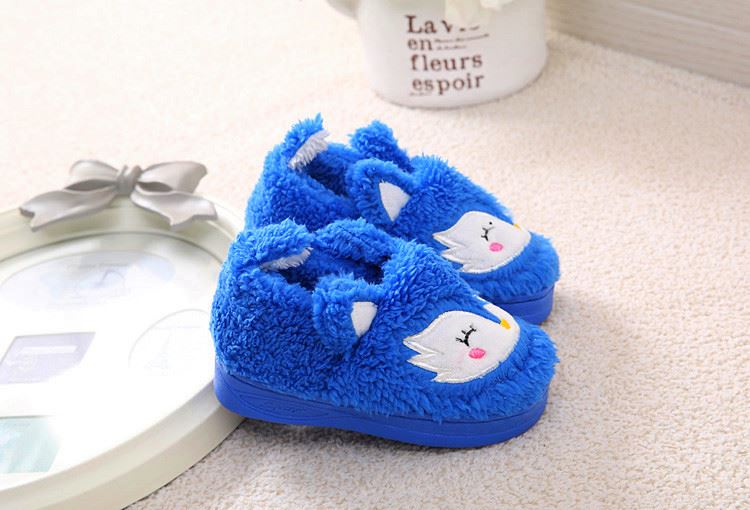 Chaussons enfants en suède pour hiver - semelle caoutchouc - Ref 1008609 Image 40