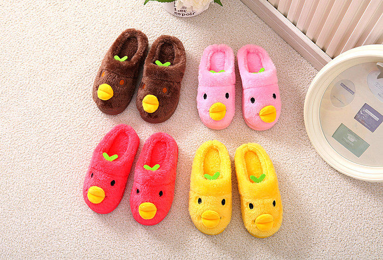 Pantoufles enfants en suède pour hiver - semelle caoutchouc - Ref 1033008 Image 17