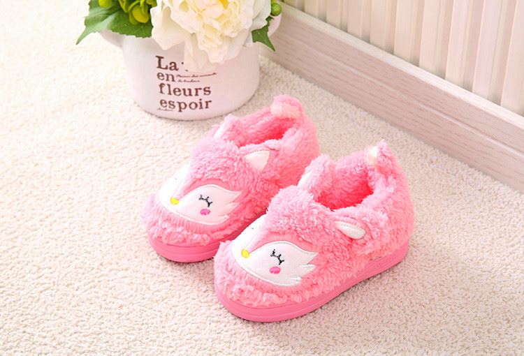 Chaussons enfants en suède pour hiver - semelle caoutchouc - Ref 1008609 Image 44