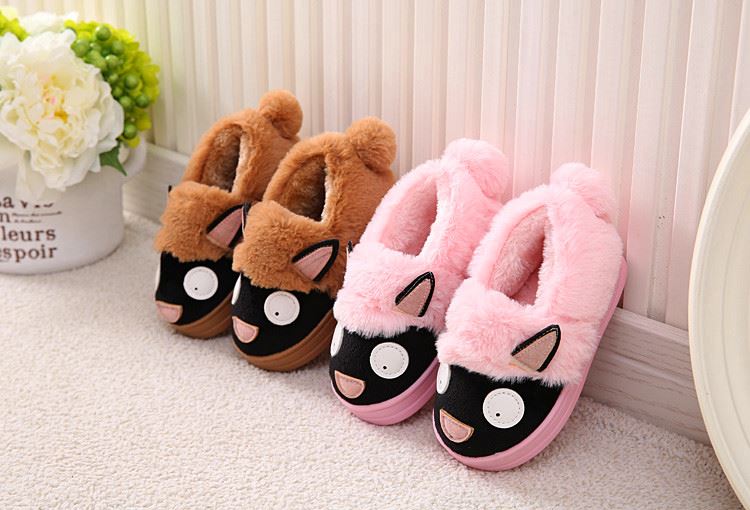 Chaussons enfants en suède pour hiver - semelle caoutchouc - Ref 1008609 Image 110