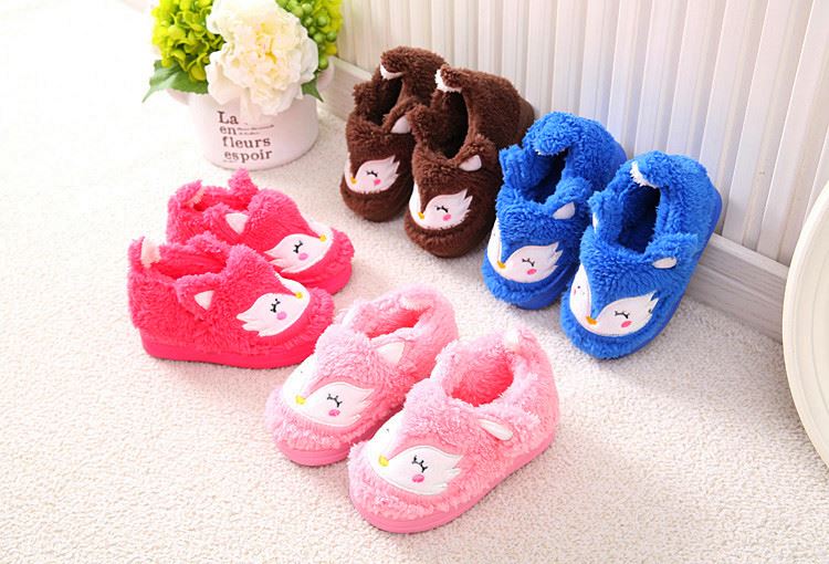 Chaussons enfants en suède pour hiver - semelle caoutchouc - Ref 1008609 Image 35