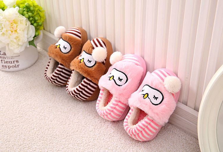 Chaussons enfants en suède pour hiver - semelle caoutchouc - Ref 1008609 Image 79