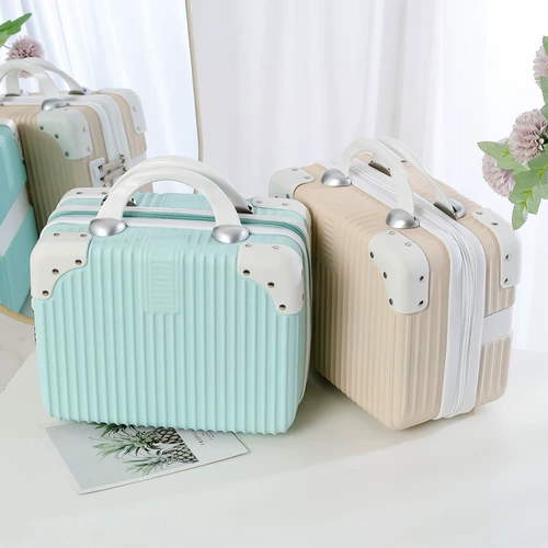 Портативный чемодан, косметическая коробка для хранения, ящик для хранения, 14 дюймов