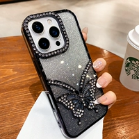 [Черный + блестящая карта] [Бабочка со стразами★ Легкая роскошь и ощущение высокого класса]