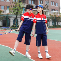 Lanyang Beibei primary school uniform class uniform custom youth sports style school uniform summer junior high school students BT42K49