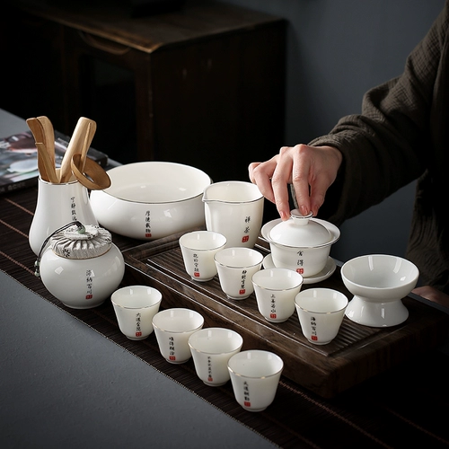 陶明堂 Чайный сервиз, комплект, глина, чай, чашка, заварочный чайник