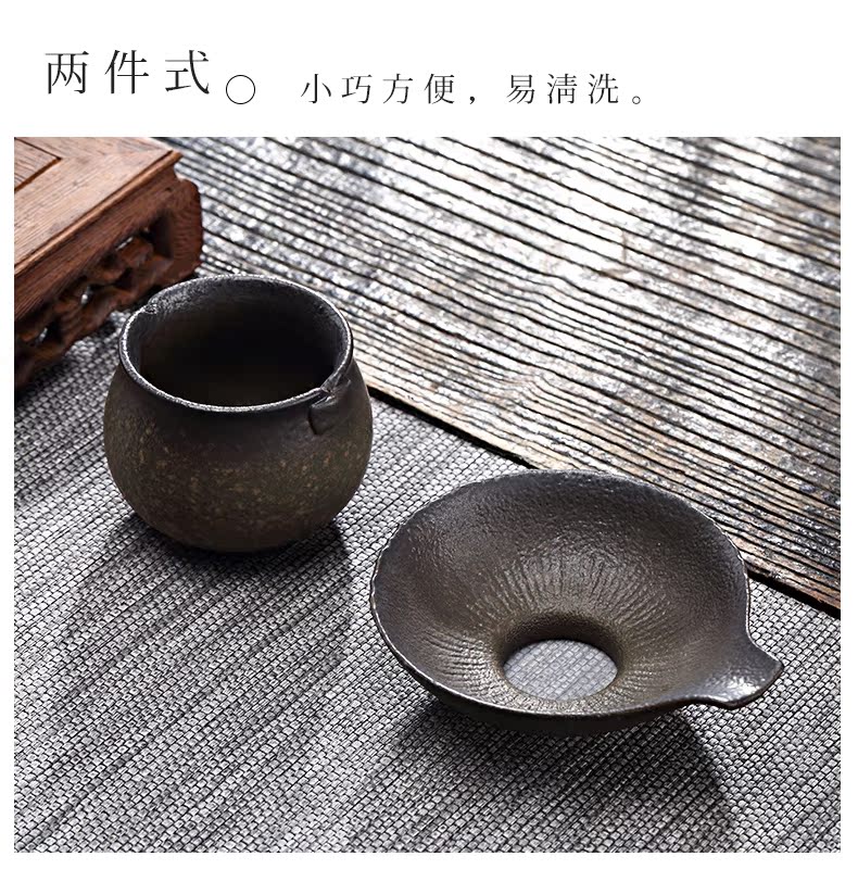 TaoMingTang kung fu tea tea set) points tea filter ceramic cup) creative justice cup tea strainer
