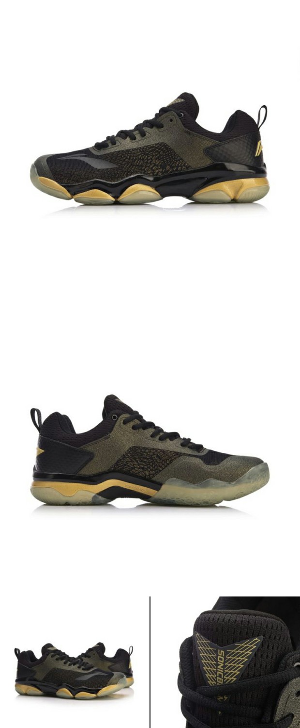 Giày cầu lông Li Ning giày nam sốc rebound rebound hỗ trợ ổn định chống trượt chuyên nghiệp giày thể thao mùa xuân và mùa thu AYZN009 - Giày cầu lông giày thể thao nam adidas