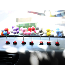 Car fittings multi-color balloon in the personality decoration in the car of men and women car adorable car balloon