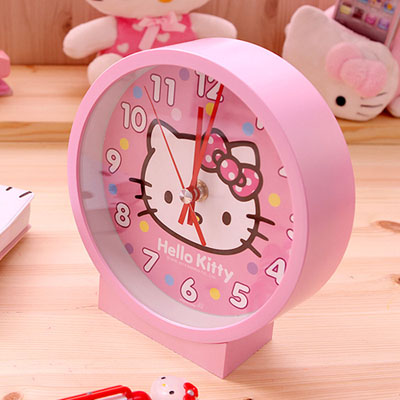 Купить Будильник 『韩国进口家居』d173 正品hello kitty 可爱台式静音座钟 两色入 в интернет ...