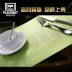 Phong cách Trung Quốc khách sạn phòng riêng bàn tròn bàn đặt món ăn Trung Quốc bàn hình quạt tấm lót bàn tấm thảm lót cách nhiệt tấm cách nhiệt chống thấm nước - Khăn trải bàn