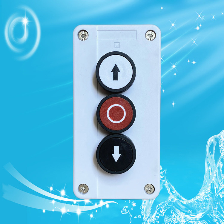 IP65 Waterproof and dust - proof roll - curtain door manual lifting control button box roll door and load plastic switch box