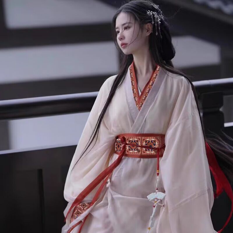 戦国時代のローブ古代衣装漢服女性2025新しい馬山楚墓修復スタイル仙気浮遊大袖シャツストレートスカート