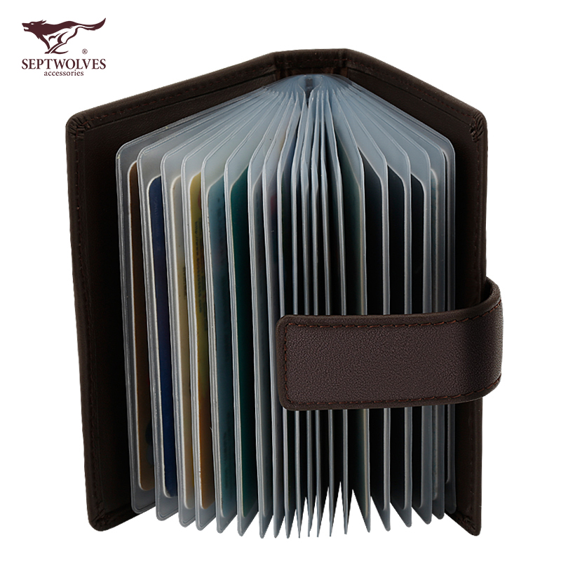 Seven Wolf Men's Card Pickup Card Pickup Clip Multifunctional Business Truck Pickup Clip Men Driver License Pack