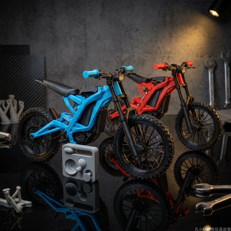 3D Printing DIY Handmade Motorcycle Texture Static Model Finger Motorcycle Creative Toy Car