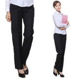 Рабочие черные летние тонкие эластичные штаны, свободный прямой крой, в корейском стиле