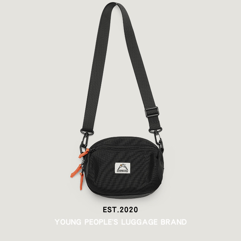 Hassiey casual bag men's Messenger bag trendy brand shoulder bag student tooling bag trendy chest bag female all-match ins