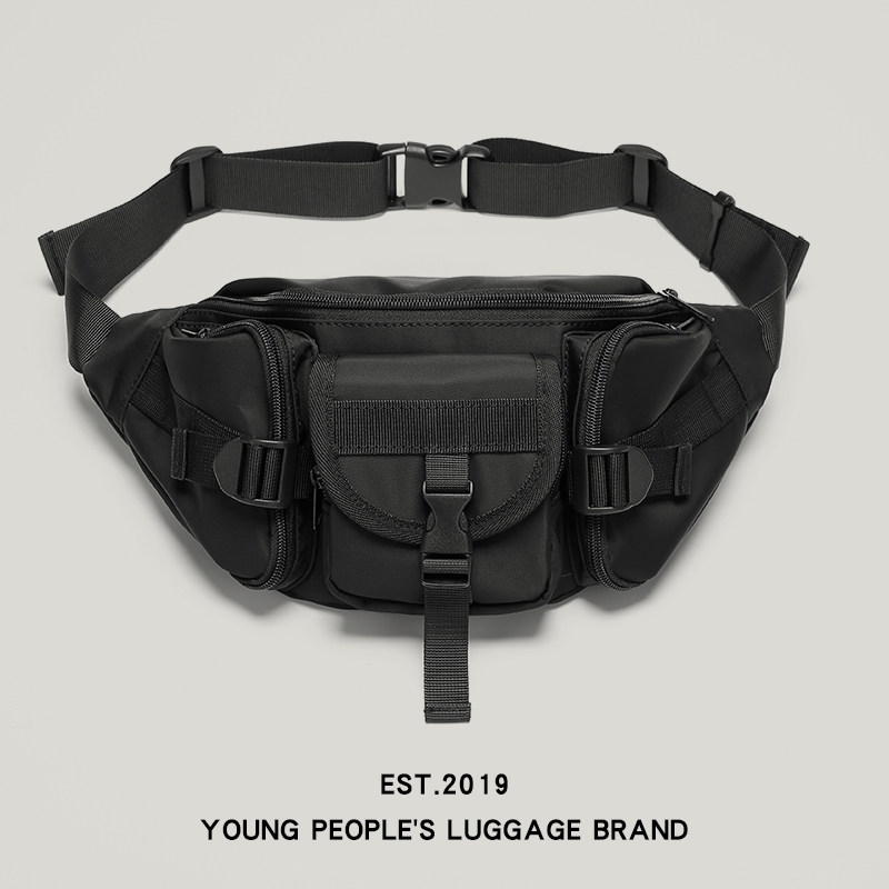 Hassiey Japanese trendy brand waist bag men's bag shoulder Messenger bag ins casual outdoor sports lightweight chest bag - Taobao