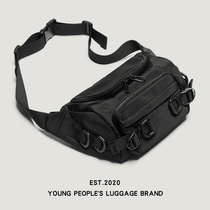 HASSIEY joint Tide Cards (limited to 100) Leisure men and women in the same sports purse Chest Bag Sloped Satchel