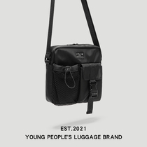 HASSIEY day train Tide Cards Summer Sloped Satchel for men casual minimalist Single shoulder bag State Damp Wind Small Backpack