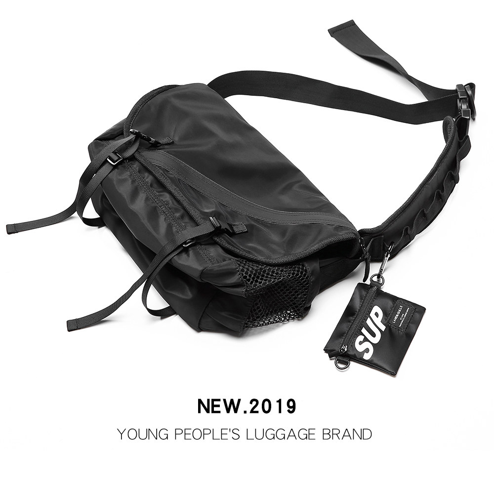 Tide Card Riding Dead Flying Bag Skew Satchel Men's Functions Single Shoulder Bag Student Tooling Postman Bag Day Ensemble 100 Hitch Backpack-Taobao