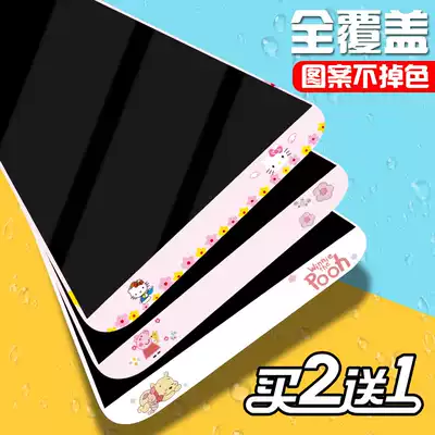 oppor11s tempered film female female full screen oppor11splus tempered film soft edge oppor11s mobile phone protective film cartoon cute r11s color film front and rear full body stickers