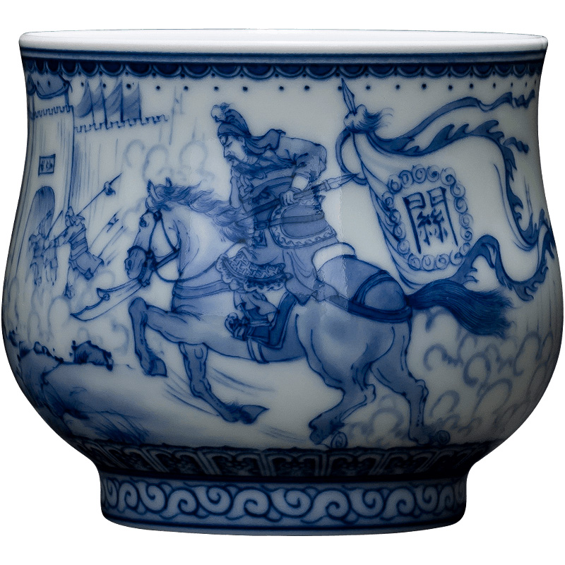 St large ceramic kung fu teacups hand - made porcelain of sixteen kingdoms will sample tea cup cup all hand of jingdezhen tea service