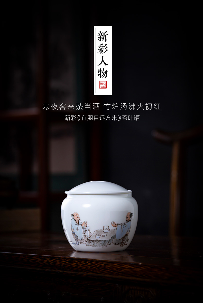 Holy big bucket hand - made ceramic slag new see colour character slag bucket full manual jingdezhen tea accessories furnishing articles