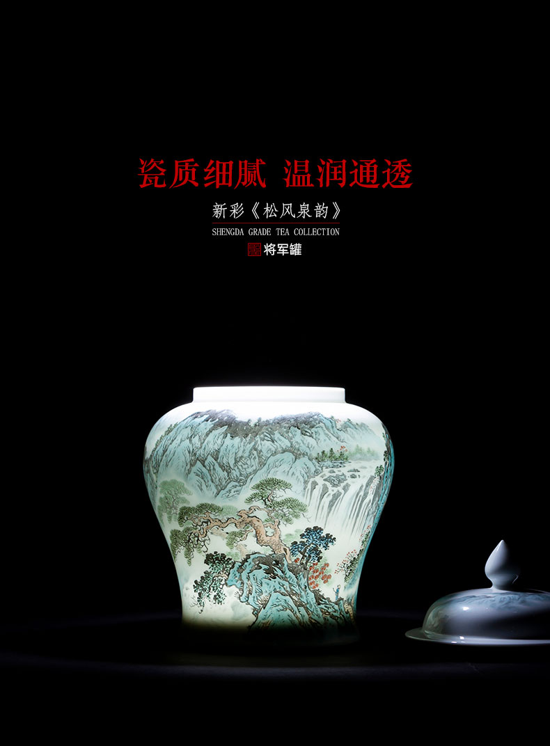 Holy big ceramic tea pot general hand - made new see wind stream store POTS of jingdezhen tea service parts by hand