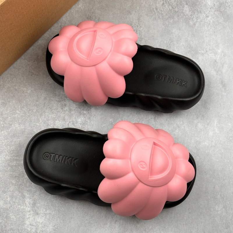 Blackpink Collaboration Sunflower Eva Comfortable Non-Slip Couple Style Anime Trendy Murakami Takashi Slippers for Women