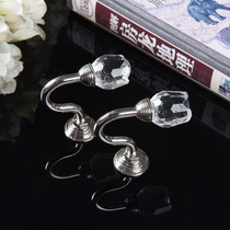 Baoze Crystal Rose curtain wall hook strap tie ball hook curtain adhesive hook hook hook accessories