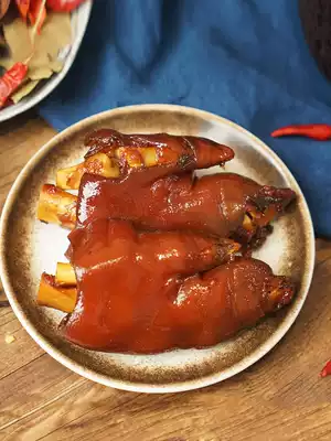 (Fuan Qianxi Flagship Store)Vacuum sauce braised pork knuckles Honey sauce trotters Instant casual snacks Millennium trotters