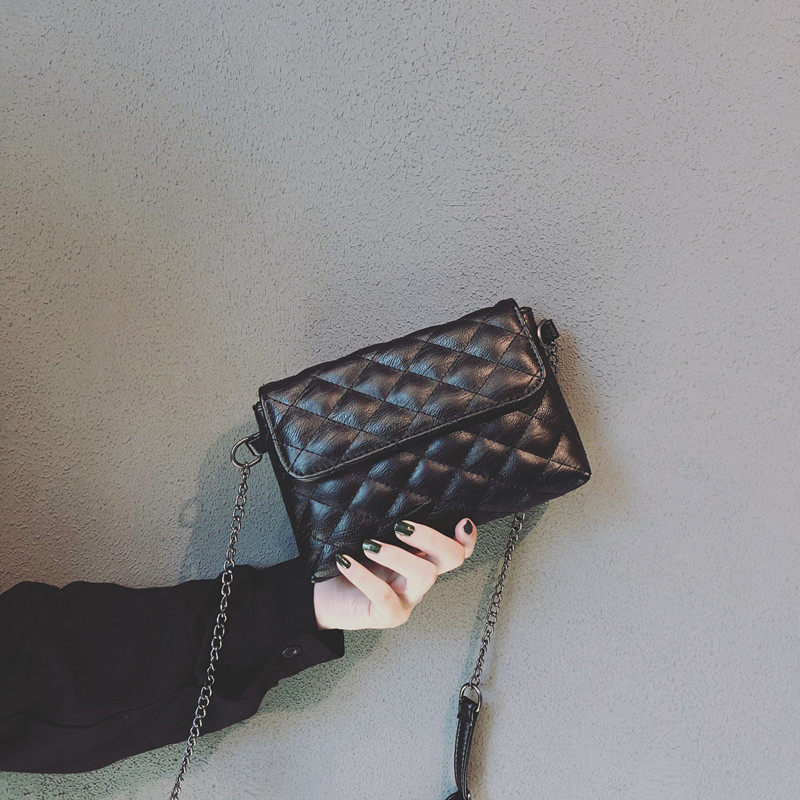 Advanced chain bag women's 2021 new tide Joker slung small square bag mini diamond small fragrance bag