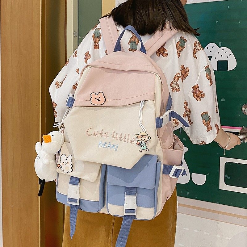 Tide Bookpack Girls Three to Sixth Grade Girls in Japanese Middle School Students Shoulder Bags