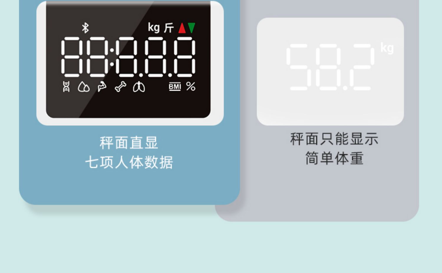 雲康寶八電極體脂秤減肥專用專業體脂磅電子稱體重秤健身房體測儀