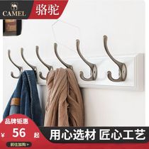 Camel clothes adhesive hook Wall Wall Wall Wall door rear wardrobe hanger wall hook perforated hook hook hook