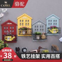 Camel American retro multi-color wall hanging Small House childrens room cafe shop creative wall decorations wall decoration