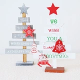 Рождественский деревянный креативный маленький треугольник, декор