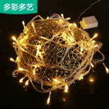 Светодиодные мигающие огни, гирлянды, полные звезд, ins, украшение для комнаты в форме сердца, звезды, украшения для рождественской елки, световые гирлянды