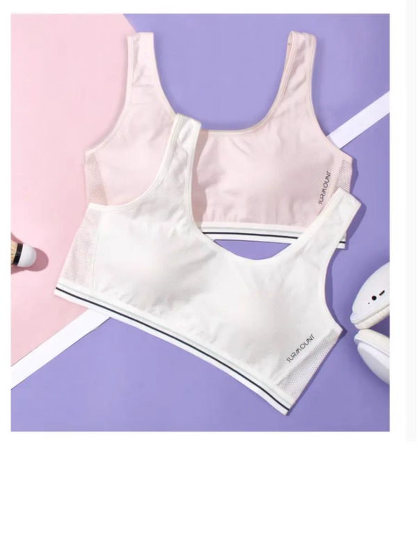 Yadeli Thin Cotton Non-Sweat-Absorbent Breathable Underwear for Girls in the Second Stage of Their Development, Ages 12-15, Middle School Students, Yws46938B