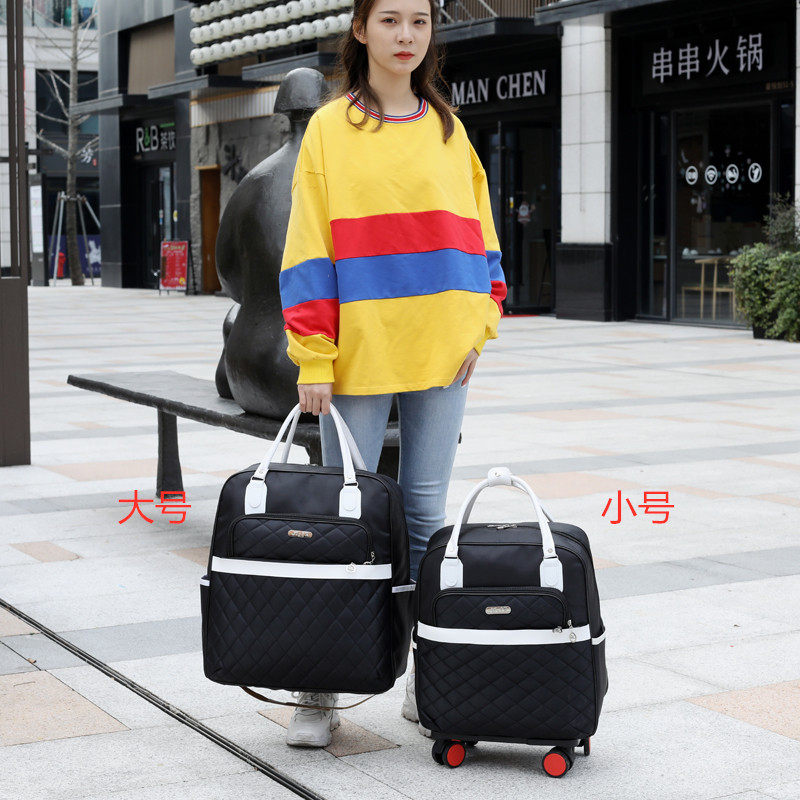 New pull rod backpack shoulder travel bag female large capacity student bag male pull bag bag bag bag bag tide