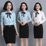 诗璐雅 Комплект, осенняя рубашка, модная юбка, униформа для работы