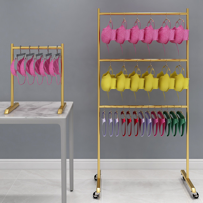 Clothing Store Underwear Shelving Bra Underpants Shelves Landing Style Mall Hanging Shorts Table Bra Display Shelf
