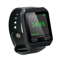 Xunling wireless pager bank watch receiver Internet cafe tea house vibration watch emergency alarm rechargeable