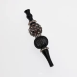 Инкрустация камня, черный мундштук, арабский кальян, аксессуары, (Трансграничная торговля)